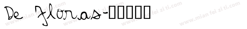 De Floras字体转换